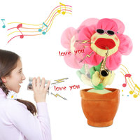 Nouveauté 2023 : Cactus Électronique Dansant et Musical en Peluche Douce de 32 cm – Simulation Musicale et Danse