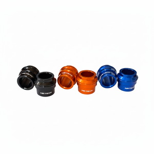 Husqvarna TE 250 14-15 distanziatori ruota anteriore 20mm e 15mm in lega rossa e materiale di alluminio adattatore per ruote prodotto - Product Image 1