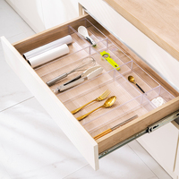 Folien-Organizer für Schubladen, Messer-Aufbewahrungsboxen, Socken, Acryl-Kühlschrank-Organizer, Kleider-Organizer für unter dem Schreibtisch, Schubladen-Organizer