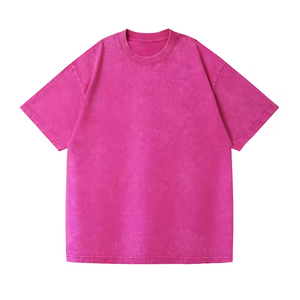 T-shirt pour homme extra large, poids lourd 230g, 100% coton, t-shirt lavé, tissu tricoté de haute qualité, t-shirt pour homme personnalisé - Product Image 2