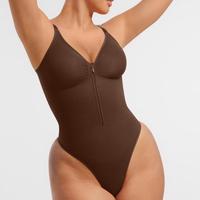 Combinaison moulante sexy à col en V en nylon polyamide haute élasticité, style européen et américain, best-seller e-commerce transfrontalier