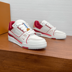 Trainer Fashion Sports Leisure Shoes <b>With</b> Lychee Grain Grain Cowhide Breathable Comfortable Versatile Not Picky Retro High-<b>end</b> - Product Image 6