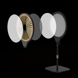 LUXCEO R10 Kit de fotografía equipo de estudio de iluminación video 12 pulgadas 3 colores anillo de luz cambiable fotografía para transmisión en vivo - Product Image 6