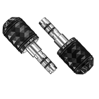 Kewig Embouts de guidon universels pour moto avec base d'installation par gonflage pour diamètre intérieur de 13-18 mm