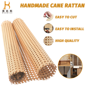 Tự nhiên mây mía <span class=keywords><strong>wicker</strong></span> vải tấm rotin mía Chất liệu mở mây lưới cho trang trí nội thất - Product Image 4