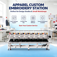 Machine à broder les t-shirts, système Dahao, 8 têtes, machine à broder industrielle à vendre, fabricant de machines à broder informatisées