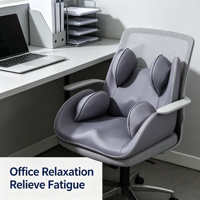 Coussin de massage pour les hanches Piriformis à compression d'air, avec chauffage et vibrations, pour le soulagement de la sciatique et des douleurs du coccyx, idéal pour la maison et le bureau