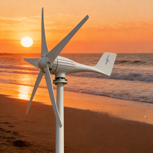 Éolienne à axe horizontal <span class=keywords><strong>1000W</strong></span> 12V 24V à aimant permanent pour batterie de bateau - Product Image 1