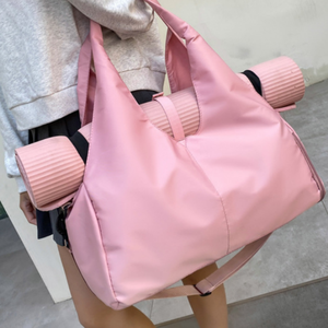 Borsa da Fitness per Donna di Alta Qualità, Separazione Asciutto/Bagnato, Grande Capacità, in Oxford, Design Geometrico, Resistente ed Elegante per <span class=keywords><strong>Viaggi</strong></span> - Product Image 2