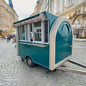 Food Corn Carts Enclose Coffee Trailer Ice Cream Cart - Product Image 5