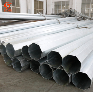 <span class=keywords><strong>Poste</strong></span> <span class=keywords><strong>Eléctrico</strong></span> de Acero Galvanizado SLOER de 10m 11m 15m 18m 20m 25m 20 Pies, Torre Monopolar Poligonal Octagonal para Servicios Públicos - Product Image 1