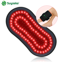 Appareil de luminothérapie LED flexible pour les pieds, les mains et les chevilles Suyzeko OEM, amélioration de l'humeur, thérapie par lumière rouge proche infrarouge, coussin de luminothérapie