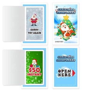 Multi fenêtre personnalisée cercle rectangle recyclable tirette impression Offset jeux de loterie instantanée girly tirettes loterie - Product Image 5