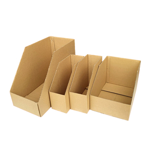 Bán buôn tùy chỉnh kho Kệ carton tổ chức Lưu trữ Hộp chọn thùng và các tông sóng mở lưu trữ hàng đầu bin hộp - Product Image 1