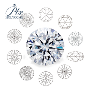 Moissanita Suelta Holycome Wuzhou D EF GH <span class=keywords><strong>IJ</strong></span>, Corte Rosa, VVS, para la Elaboración de Joyas - Product Image 5