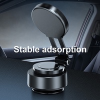 V1 Support de téléphone rotatif monté sur voiture Console centrale Navigation Gravité Aspiration magnétique Anti secousse Adsorption évolutive Pliant
