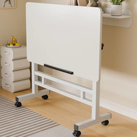 Bureau à domicile paresseux Ascenseur pneumatique Bureau pliant amovible Bureau d'étude pour ordinateur portable