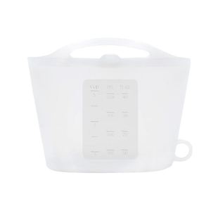 Extra Large Reusable Fresh clear Ziplock Silicone Freezer Bag Food <b>Storage</b> & and Container for Efficient <b>Kitchen</b> Food Packaging - Product Image 4