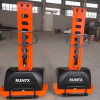 Runtx CE Smart Heftruck Zelfladende Stapelwagen 500kg Elektrische Pallettruck Compact Ontwerp Laag Geluidsniveau Draagbaar Zelfheffend Prijs