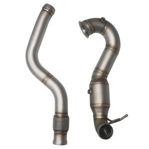 Titanium Racing Exhaust Downpipe for Mercedes-Benz A45/A45S AMG W176/W177 2.0T 2014-2020 - Product Image 1