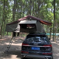 Tente de Toit Coque Souple Quatre Saisons pour Voiture, Idéale pour le Camping