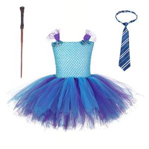 Robe Tutu de Cosplay pour Enfants MS Funny - Thème Monde Magique de Films et Séries TV - Tenue Complète avec Accessoires - Matière Polyester - Product Image 3