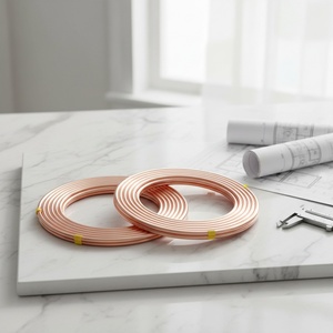 Copper Alloy Pancake Coil <b>Pipe</b> Flexible Tube with Bending for <b>Air</b> <b>Conditioning</b> 0.6-0.8mm Thickness - Product Image 4