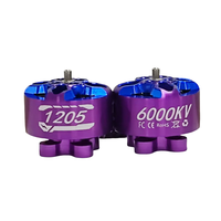 SHAOFXD Moteur Brushless Ultra Léger 1205 pour Drone FPV Flower Fly, Accessoires, Support de Fixation à Aimant Permanent, Étanche