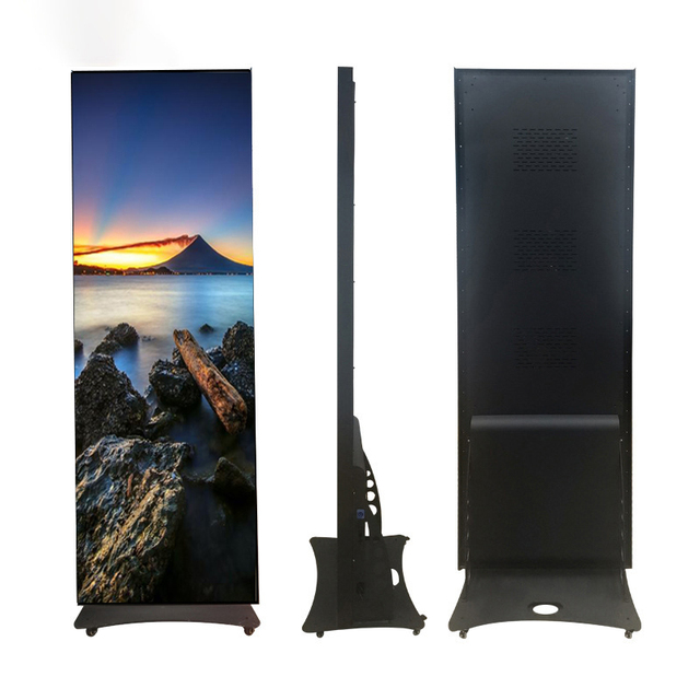 Colorful Energy Indoor Advertising Portable P1.53 P2 P2.5 LED Poster Screen Super Light Thin Digital LED Display