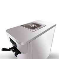 Machine à crème glacée à saveur unique multifonctionnelle de petit bureau avec système de pré-refroidissement