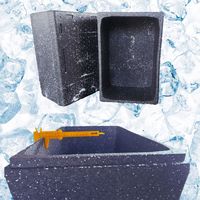 Boîte de stockage de médicaments isolée, écologique, recyclable, étanche, en mousse EPE/EPS, 30L, OEM, pour un transport sécurisé de produits chauds ou froids