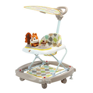 Hochwertiger multifunktionaler anti-rollover-sitzverstellbarer lauflernstuhl schaukelstuhl klappbare lauflernstühle mit markise - Product Image 5