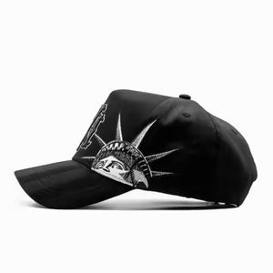 Nuevas Gorras de Béisbol Originales con Bordado <span class=keywords><strong>NY</strong></span> de 5 Paneles de Gamuza Cajas Para <span class=keywords><strong>Gorra</strong></span> Gorras Barbas 77 Gorras de Visera Curva El Mago - Product Image 4