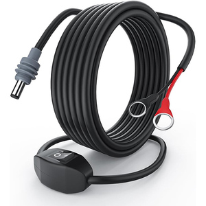 Starlink Mini Car Power <strong>Cable</strong> with Switch 10FT 18AWG DC Charging Cord with Cigarette Lighter Adapter for RV Camper Van Marine - Product Image 1