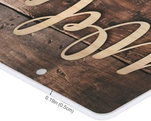 Vendita calda delle donne della fattoria porta segni di legno appeso a bordo con il nome di benvenuto dipinto a <span class=keywords><strong>mano</strong></span> <span class=keywords><strong>per</strong></span> la decorazione della casa - Product Image 2