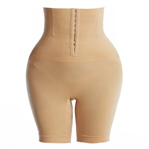 1 adet kadınlar yüksek bel şekillendirme kısa toka ayarı vücut şekillendirici zayıflama iç çamaşırı popo kaldırıcı Pantie Shapewear güvenlik külot - Product Image 5