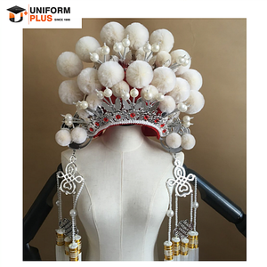 Costume en fourrure pelucheuse pour femmes pour le festival Burning Man, vêtements de fête, chapeau - Product Image 2