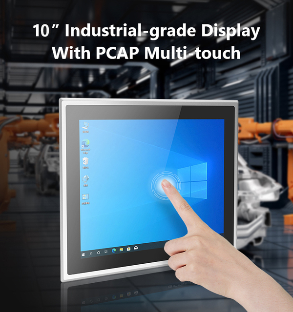 Fanless Ip65 Touchscreen Capacitive Portable Industrial Stainless Tactil Inches Frame Tablet Computer Waterproof Pc Panel