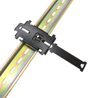 Support d'installation de Rail électrique miniature interrupteur alimentation support réglable Protection époxy Rail Clip trou de montage