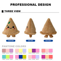 Jouets en peluche personnalisés de haute qualité pour restaurants, boulangeries, magasins d'alimentation, souvenirs promotionnels, cadeaux, sandwichs et jouets en peluche
