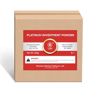 Polvo de Yeso para Fundición de Joyería de Platino de Alta Calidad, Fabricado en China - Product Image 2