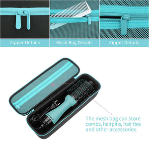 Étui de voyage pour outils capillaires de grande capacité, sac organisateur robuste à fermeture éclair pour sèche-cheveux <span class=keywords><strong>Dyson</strong></span>, bonnet de coiffage, <span class=keywords><strong>fer</strong></span> à friser et accessoires - Product Image 6