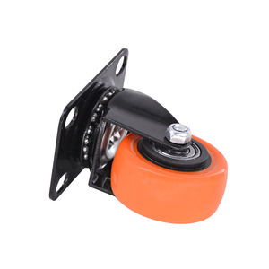 Elektro phore tische Orange Light Duty Lenk rollen <span class=keywords><strong>PVC</strong></span> 2 Zoll Silent Wheel - Product Image 5