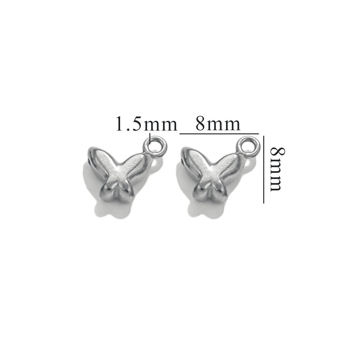 Couleur acier papillon