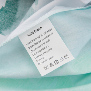 Bán Buôn Sang Trọng Có Thể Đảo Ngược Màu Xanh Lá Cây Lá Mô Hình Thiết Kế Ai Cập Bông Duvet Cover Bộ Đồ Giường Bộ - Product Image 6