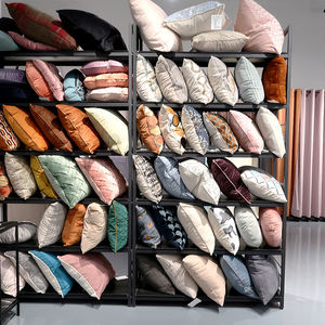 Lujo Color sólido 3D plisado Hogar personalizado decorativo cuadrado terciopelo tejido <span class=keywords><strong>funda</strong></span> de cojín <span class=keywords><strong>funda</strong></span> de almohada - Product Image 5