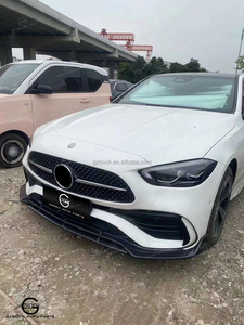 Alerón Delantero para <span class=keywords><strong>Mercedes</strong></span> <span class=keywords><strong>Benz</strong></span> <span class=keywords><strong>Clase</strong></span> <span class=keywords><strong>C</strong></span> W206 22-24 W206 S206 C200 C43 C63 AMG Facelift Estilo B, Piezas de Fibra de Carbono para el Parachoques - Product Image 5