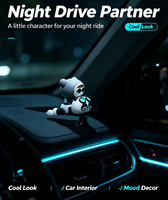 Nouveauté Panda G3 : Ornement rotatif pour tableau de bord de voiture, support rotatif avec adhésif 3M, surface anti-rayures