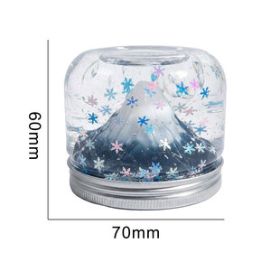Lot de slime en gros, jouets sensoriels, slime <span class=keywords><strong>montagne</strong></span> enneigée d'hiver pour sacs cadeaux, avec slime transparent et paillettes - Product Image 5