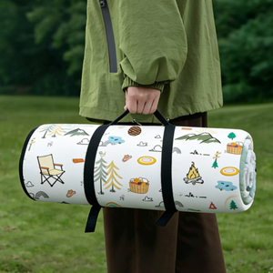 Tapis de camping pliable à faible MOQ avec poignée, tapis de pique-nique facilement pliable avec dos imperméable pour <span class=keywords><strong>la</strong></span> herbe, <span class=keywords><strong>la</strong></span> randonnée, les voyages et les concerts - Product Image 5